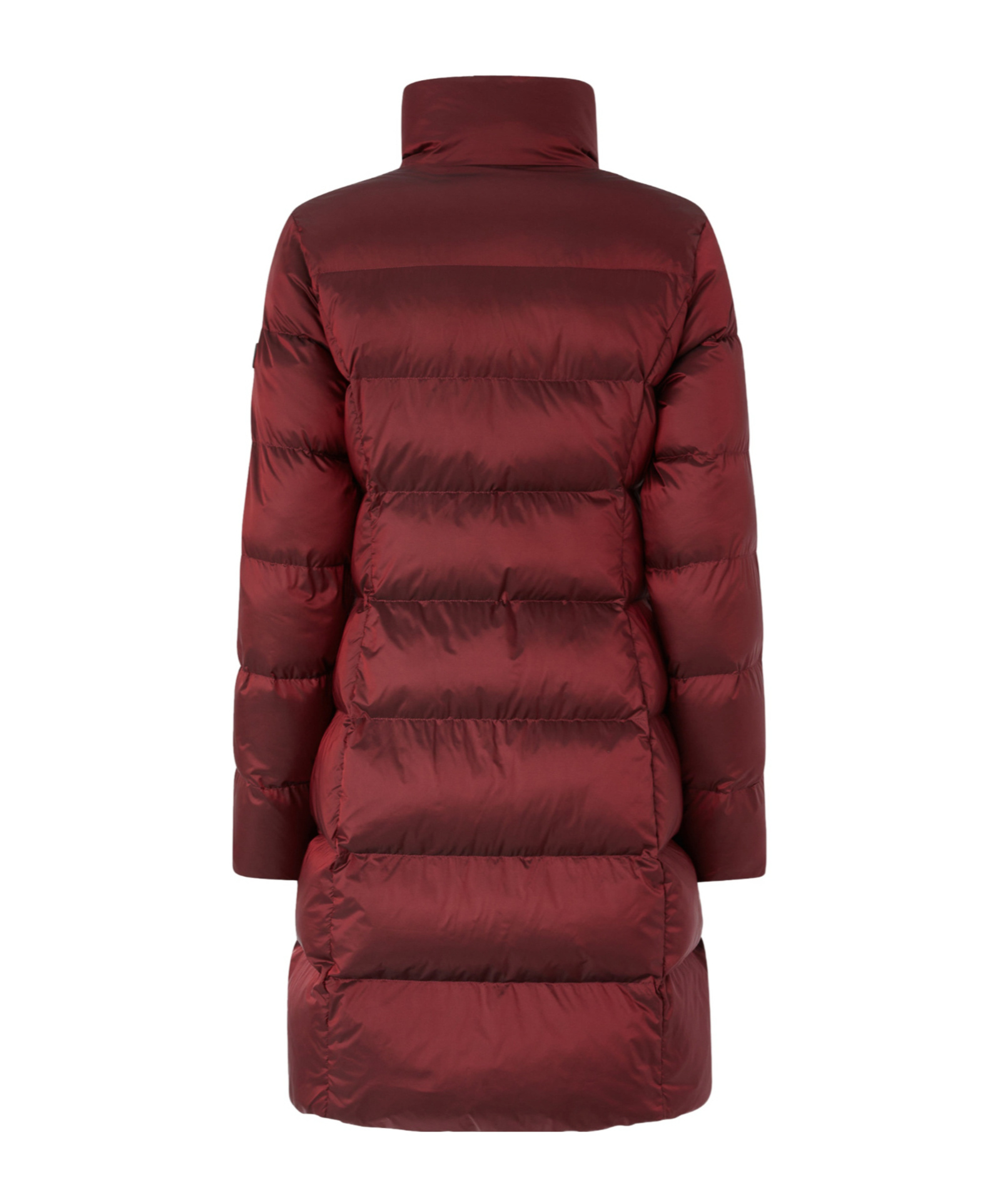 Pinko Long Canvas Down Jacket In Multi