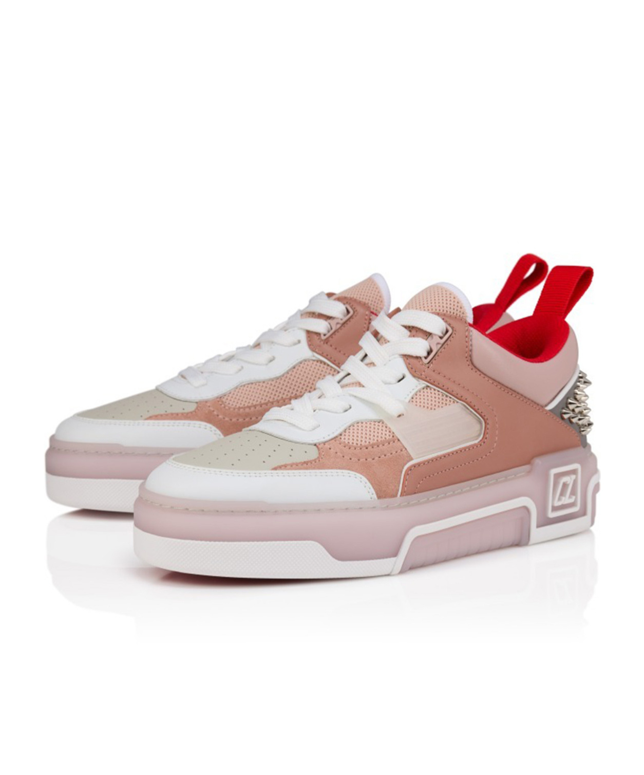 Christian Louboutin Astroloubi Donna Low Top Sneaker In Nude