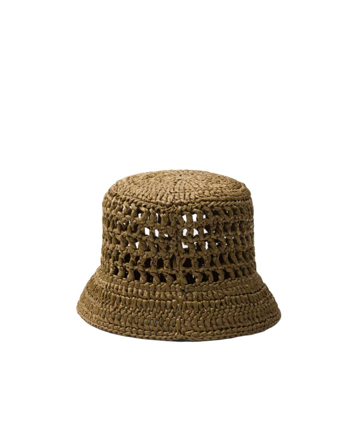 Prada Logo-embroidered Bucket Hat In Green