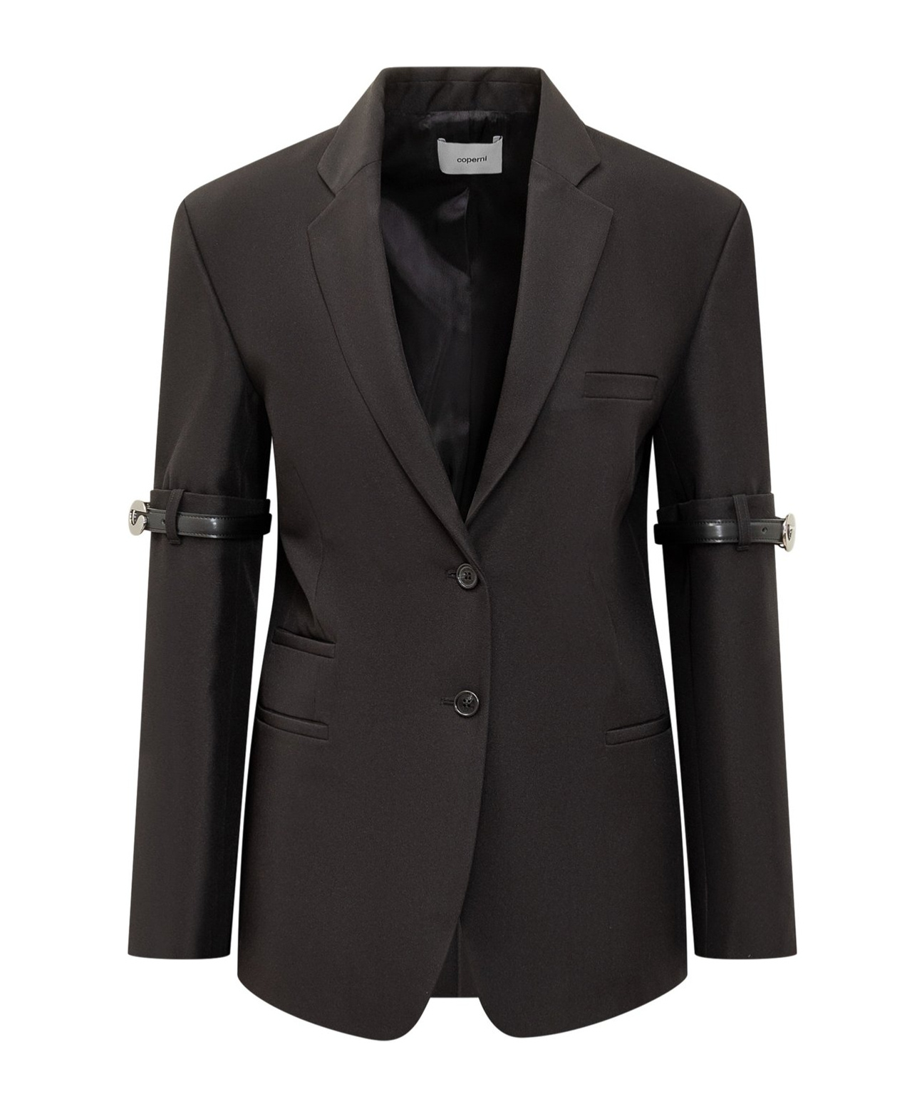 Coperni Long-sleeved Suit Coat In Black