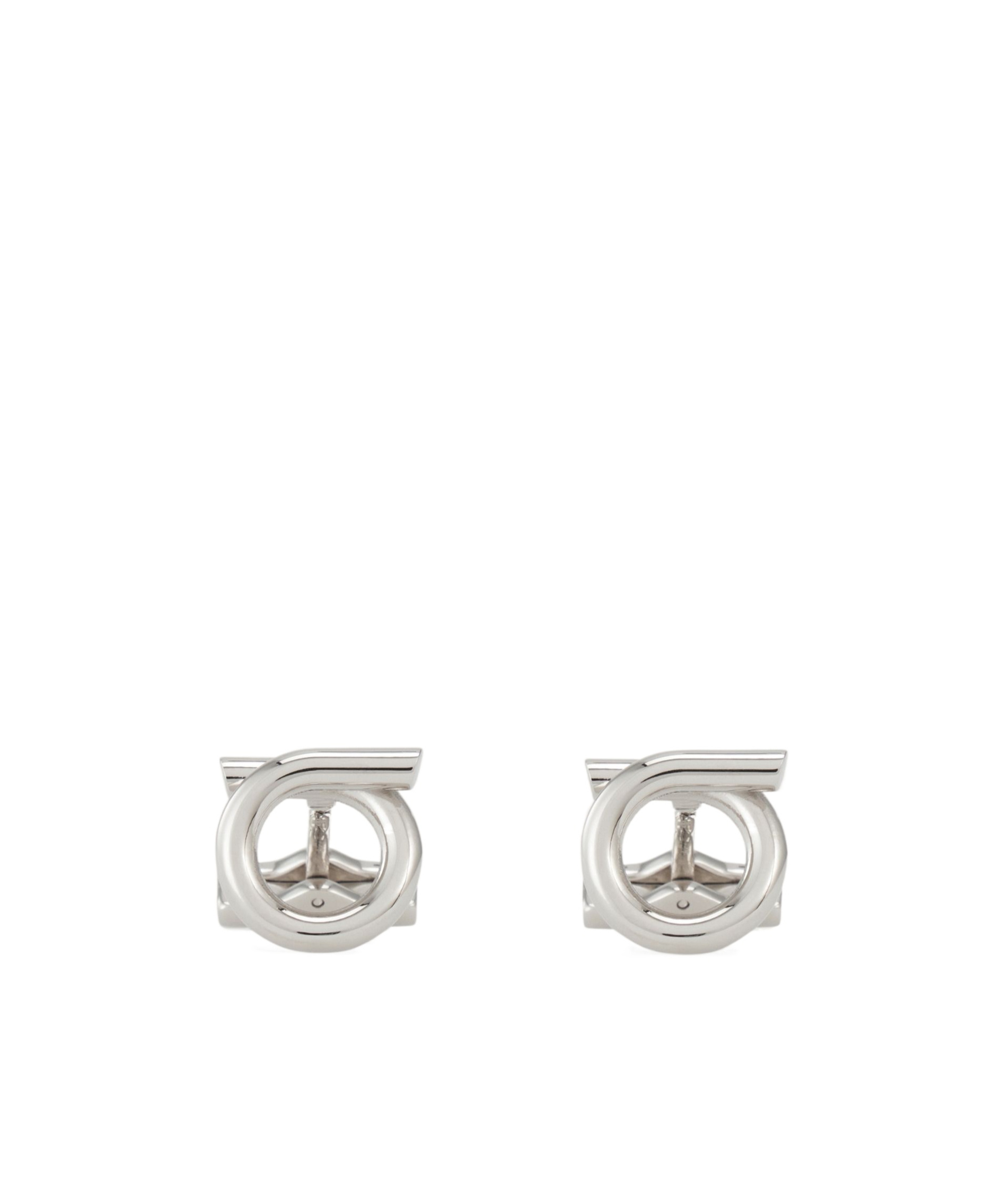 Ferragamo Gancini Cufflinks In White