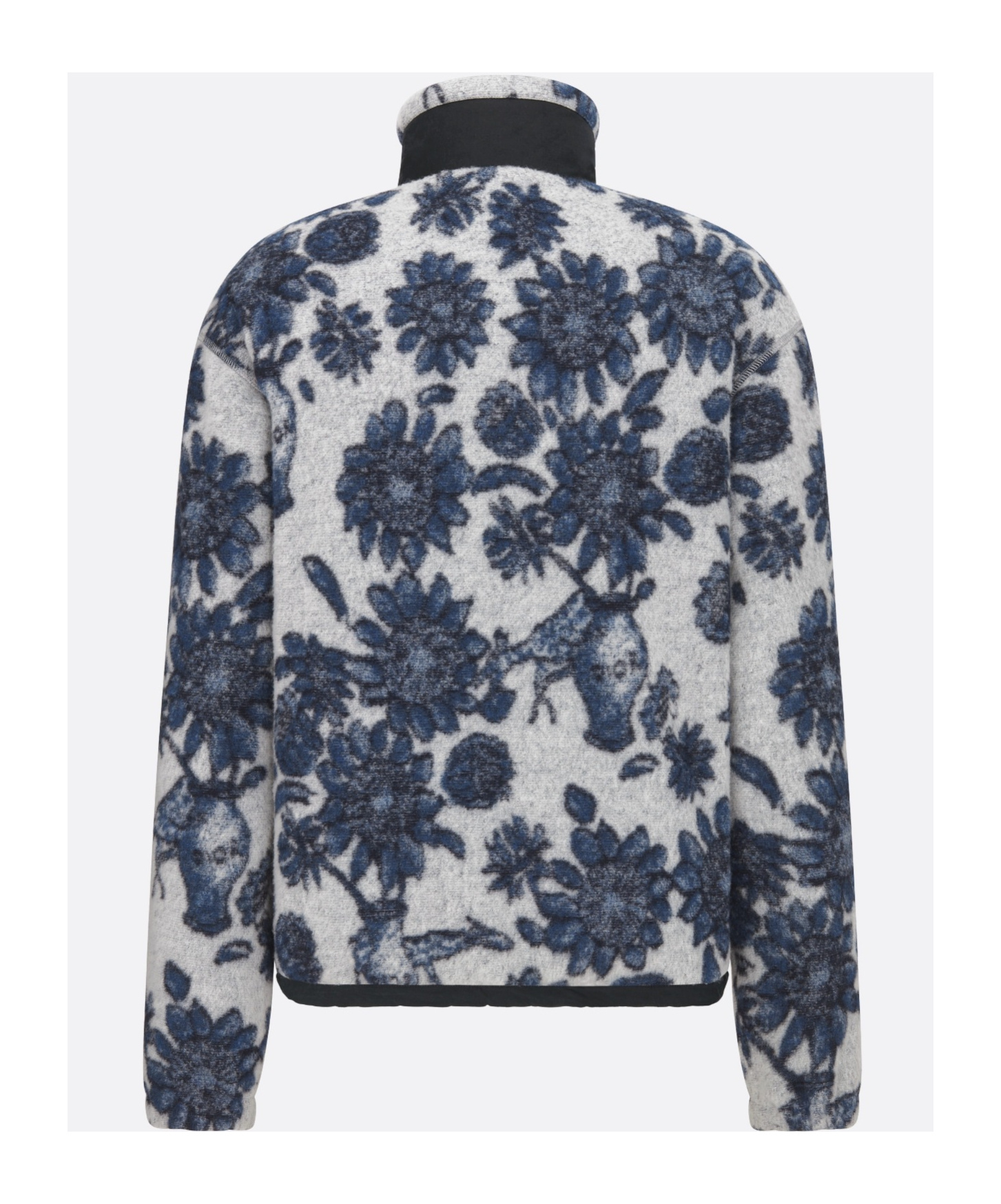 Dior Long-sleeved Sweater In Gray