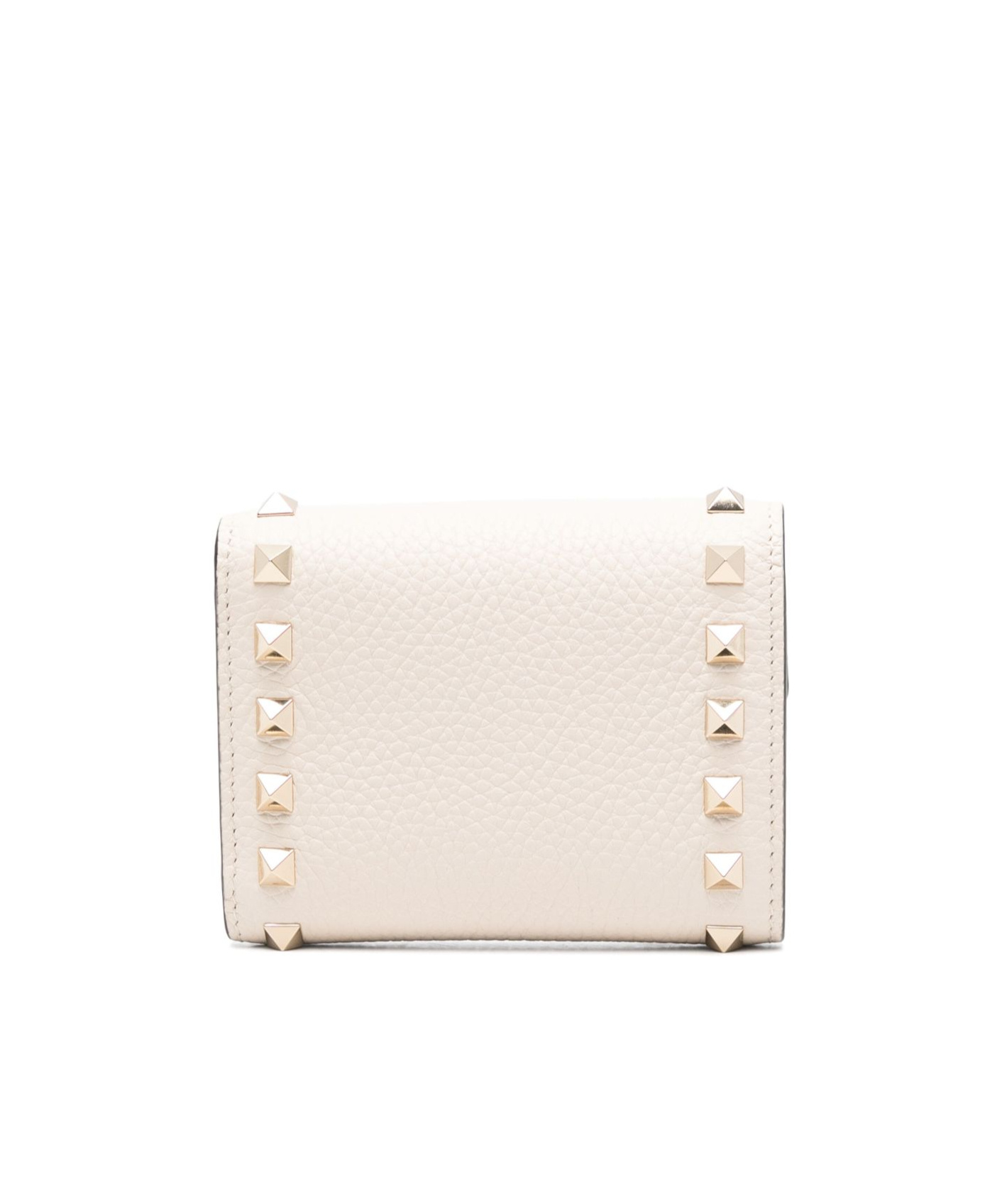 Valentino Rockstud Wallet In Nude