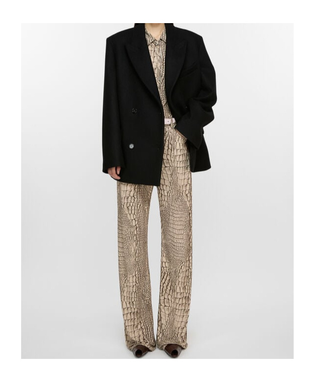 Acne Studios Double-breast Blazer In Black