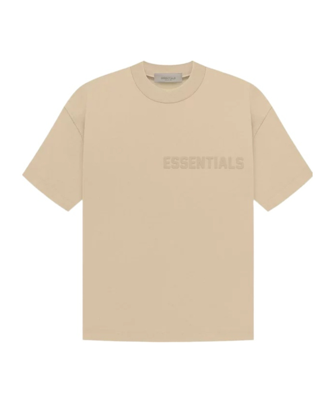 Essentials Plain Jersey Short-sleeved T-shirt In Nude