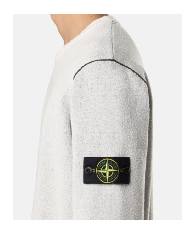 Stone Island Compass-badge Sweatshirt In Nude