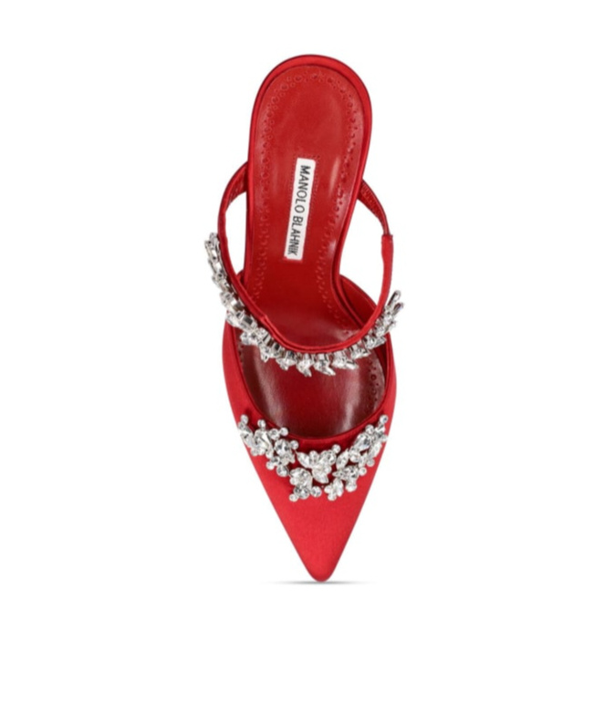MANOLO BLAHNIK POINTED HIGH HEELS 