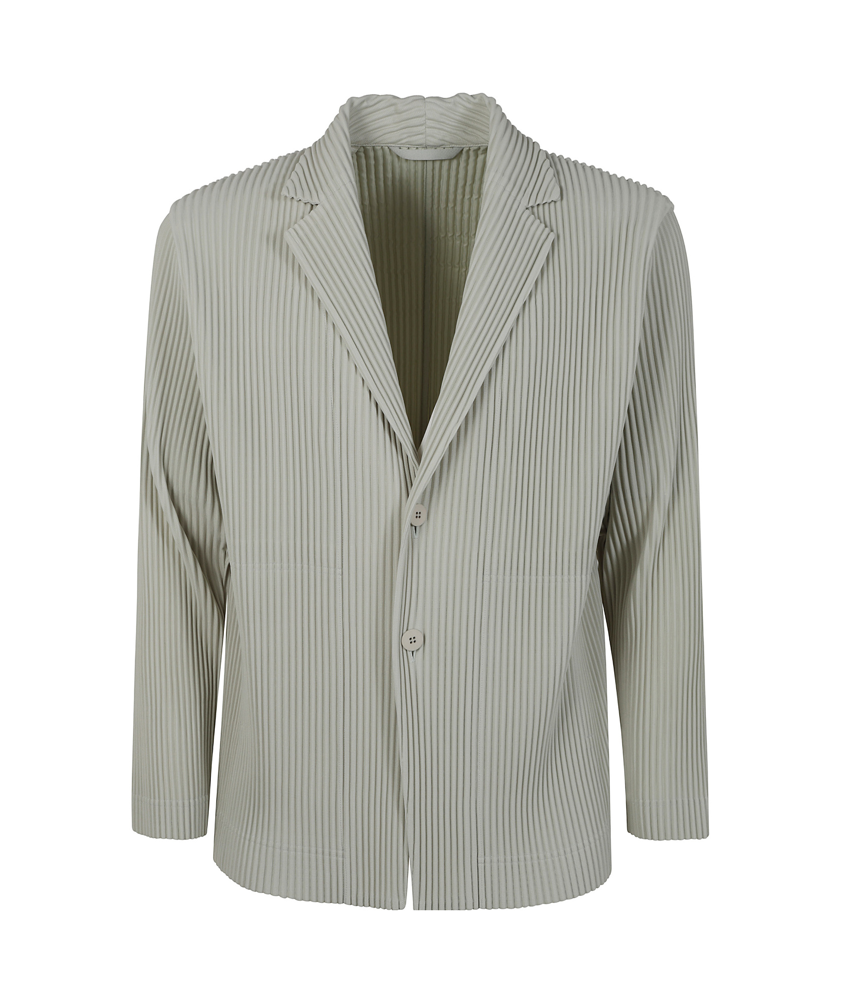 Issey Miyake Single-breasted Blazer In Gray