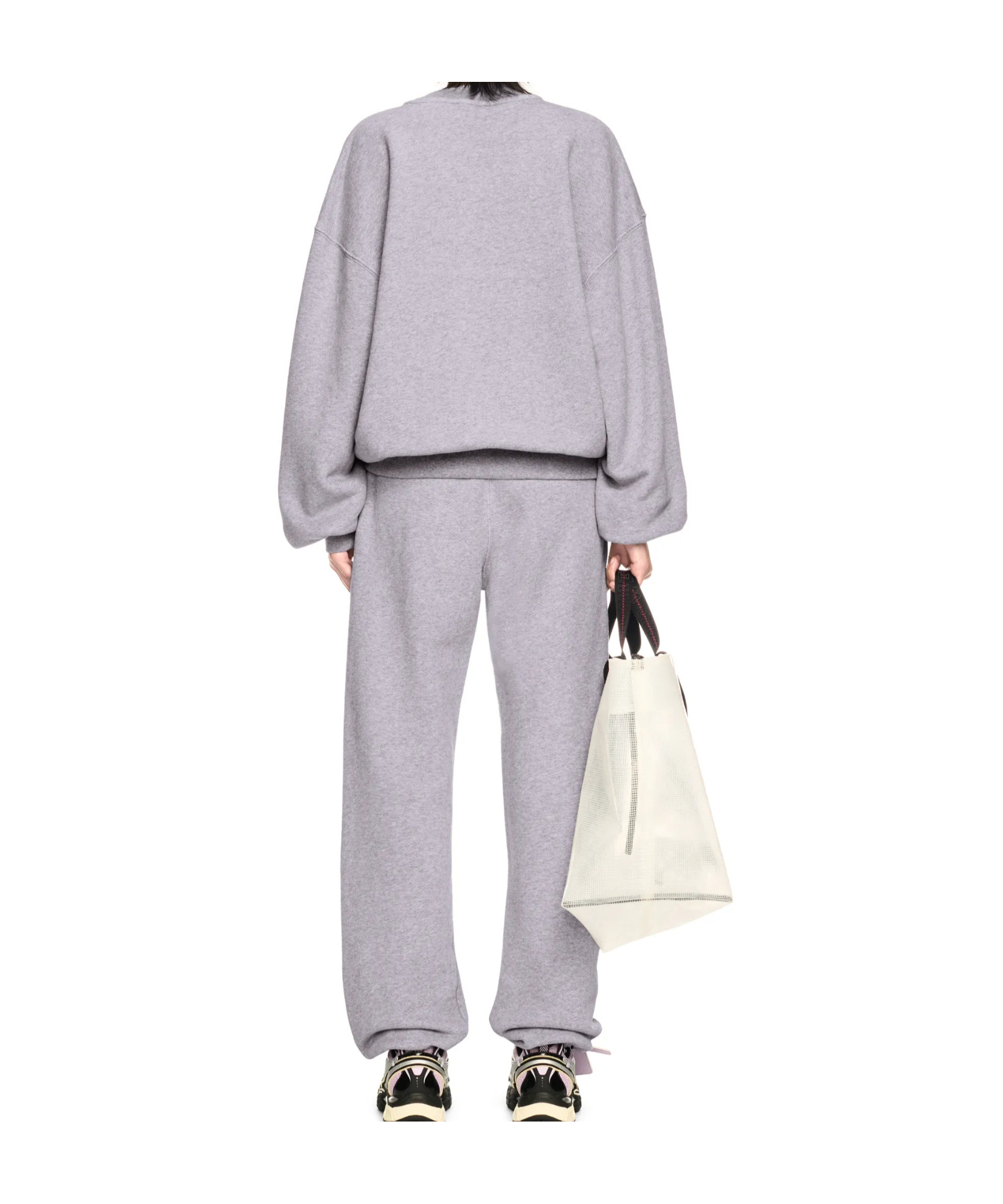 Off-white Logo-embroidered Sweatshirt In Gray