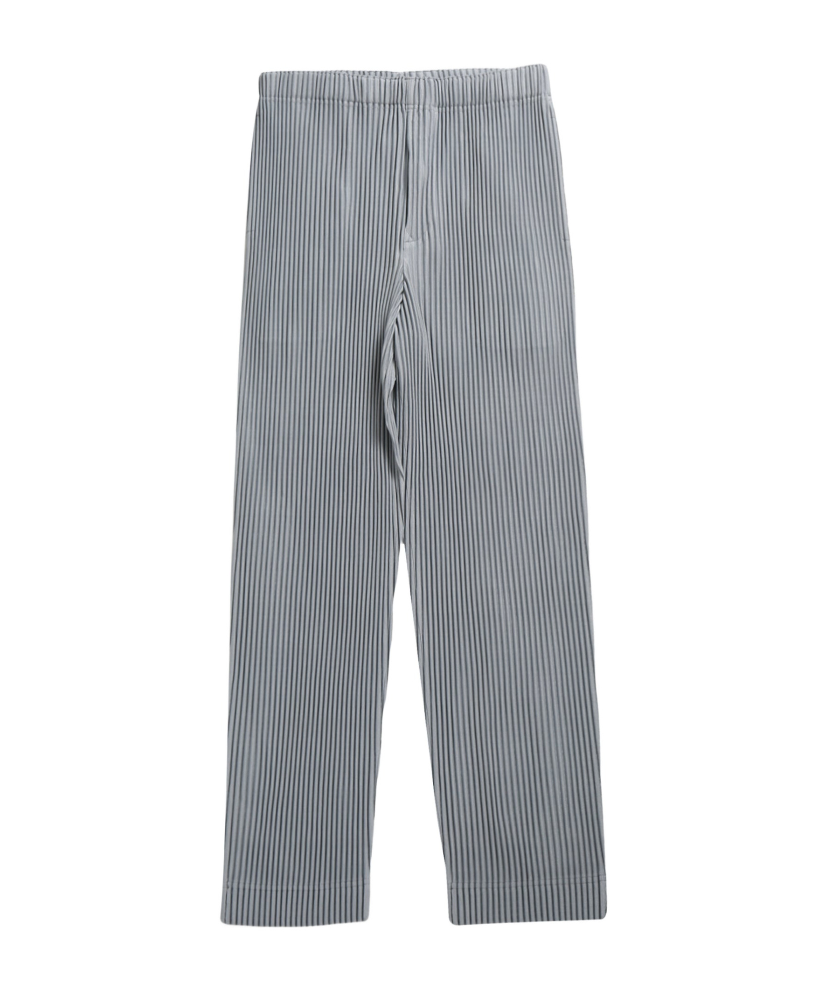 Issey Miyake Pleated Straight-leg Trousers In Green