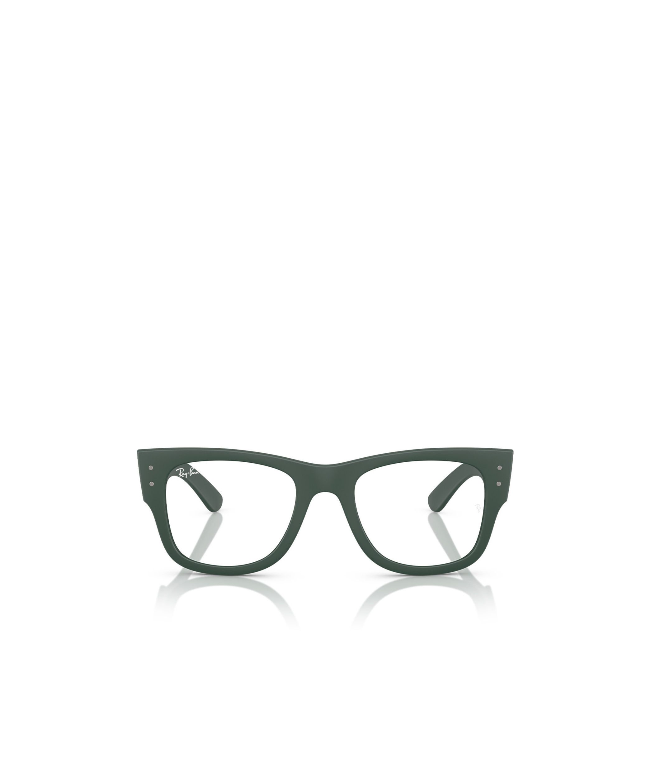 Ray Ban Ray-ban Mega Wayfarer Liteforce 50mm Rectangular Optical Glasses In Green