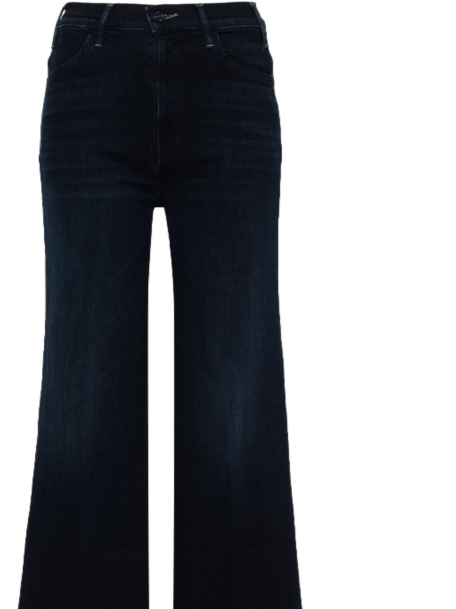 Mother Jeans With Belt Loops In Black