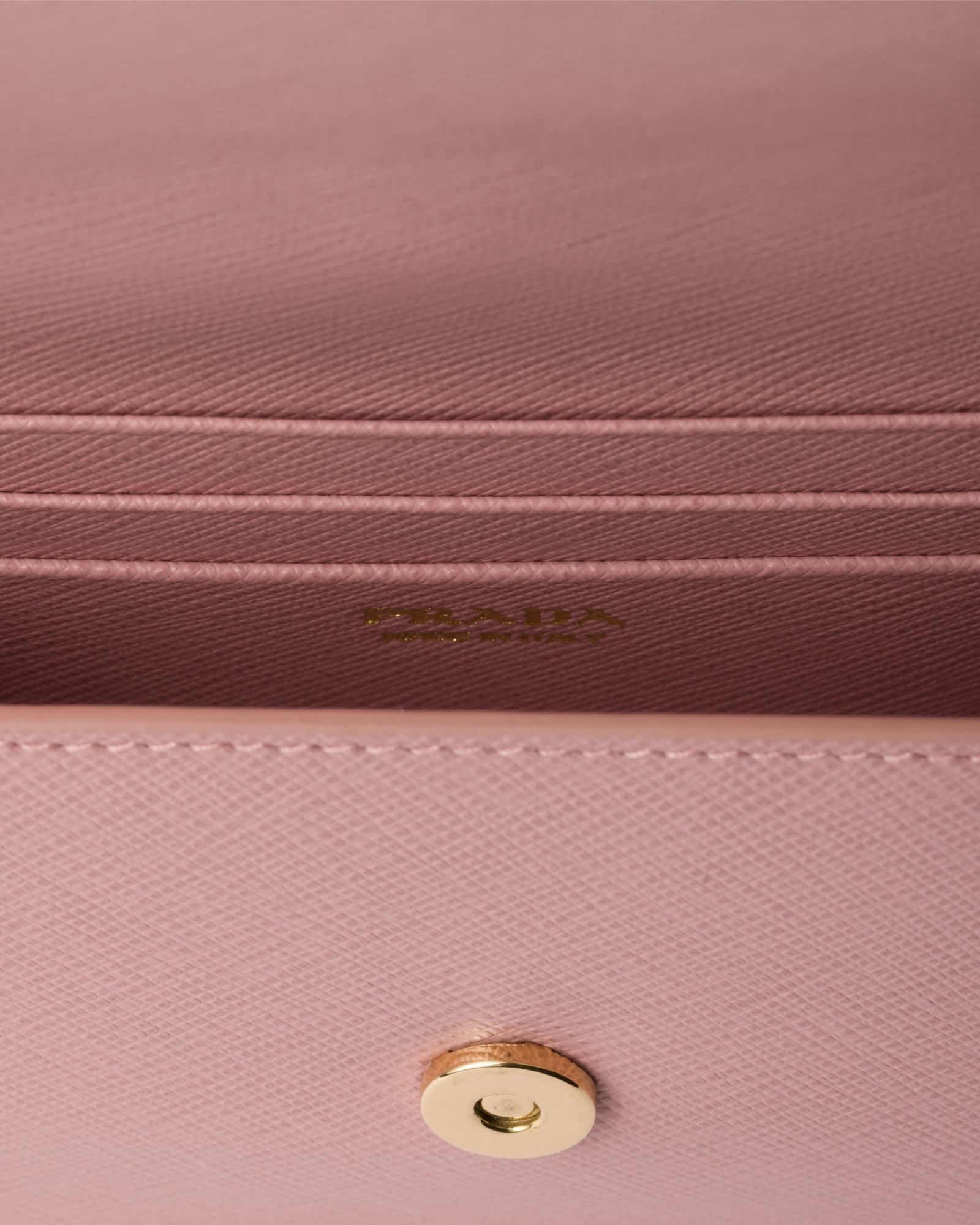 Prada Mini Bag Aus Saffiano-leder In Pink
