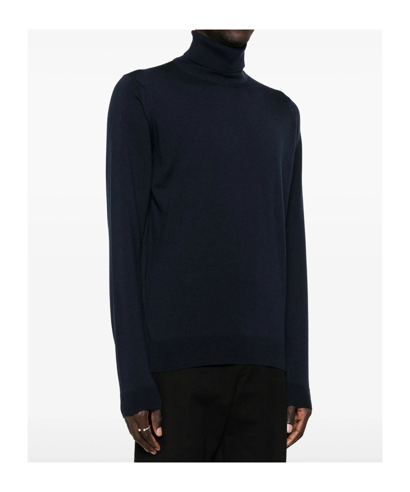 John Smedley Long-sleeved Sweater In Black