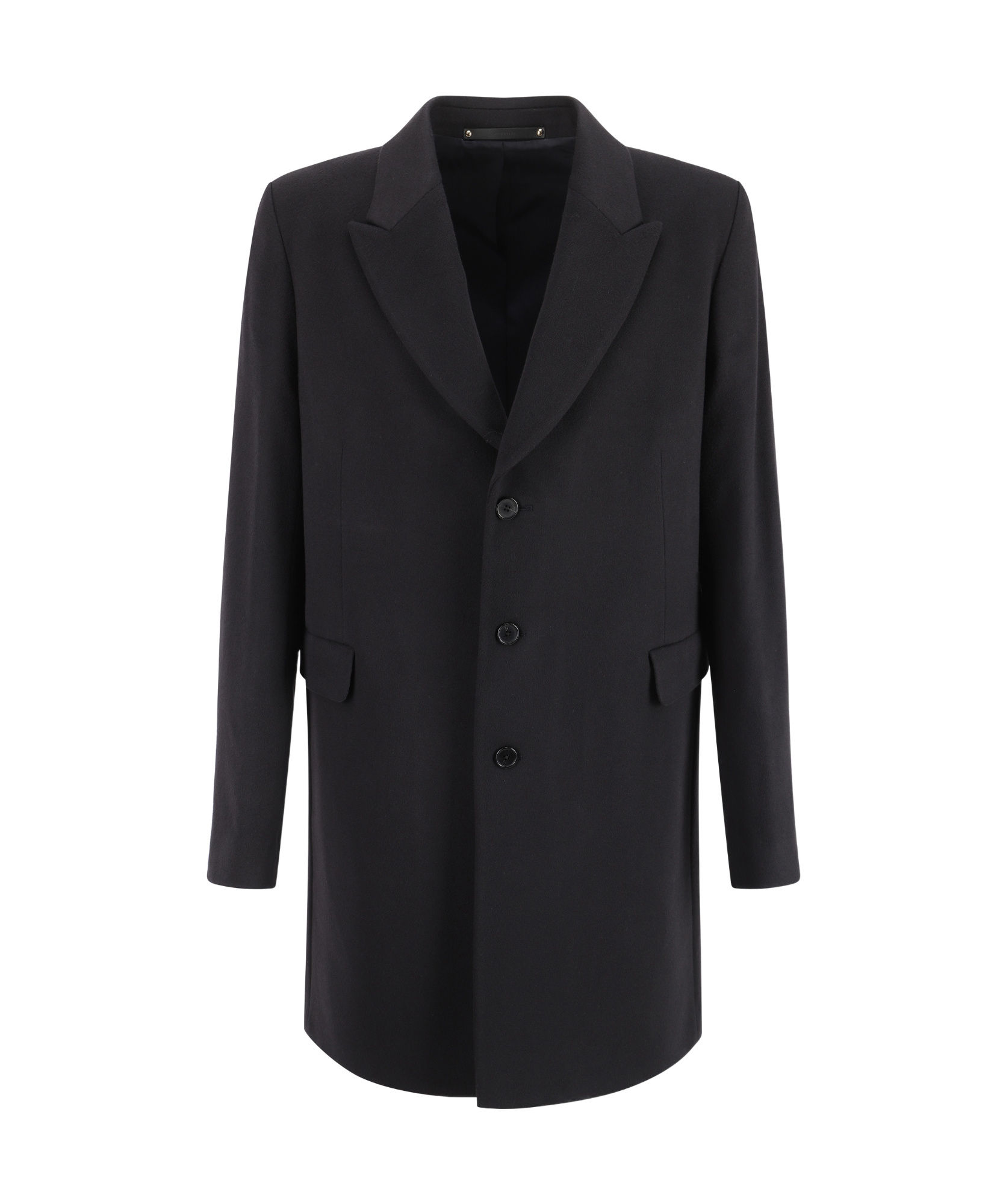 Paul Smith Long-sleeved Coat In Black