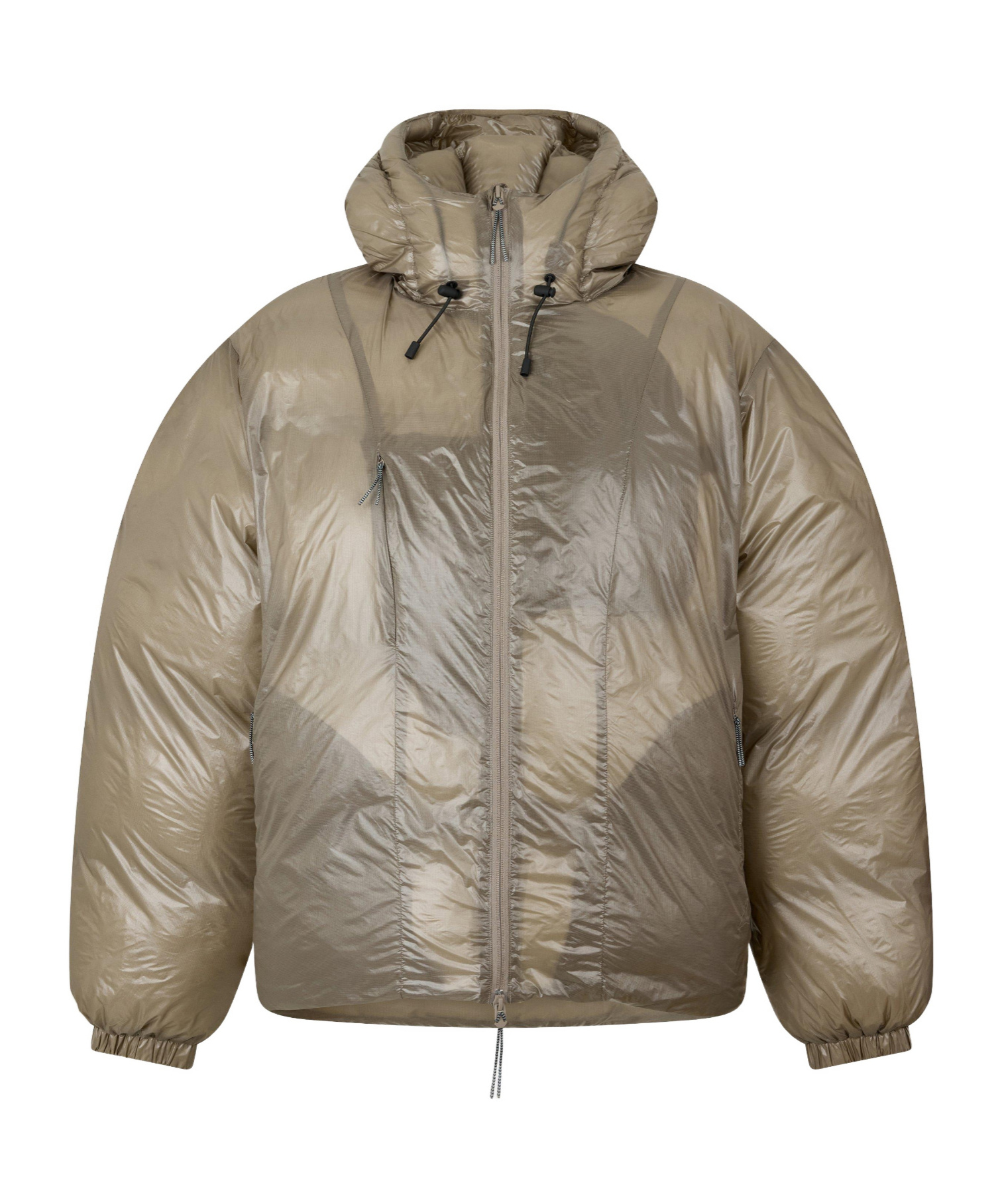 Roa Smooth Down Quilted Jacket In Neutral