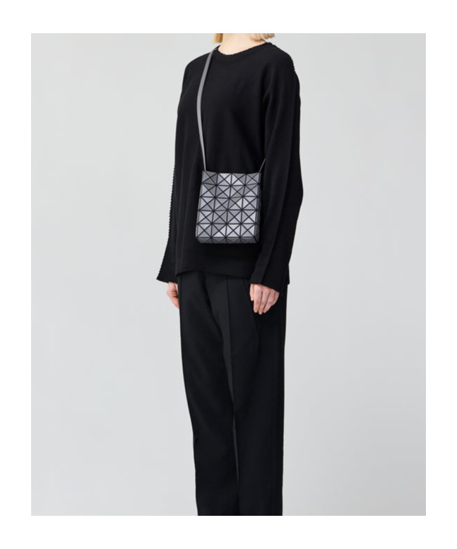 Bao Bao Issey Miyake Prism Matte Shoulder Bag In Black