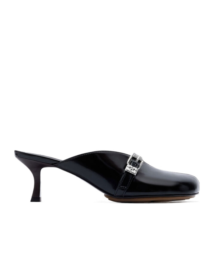 Ganni Sue Heeled Sandals In Black