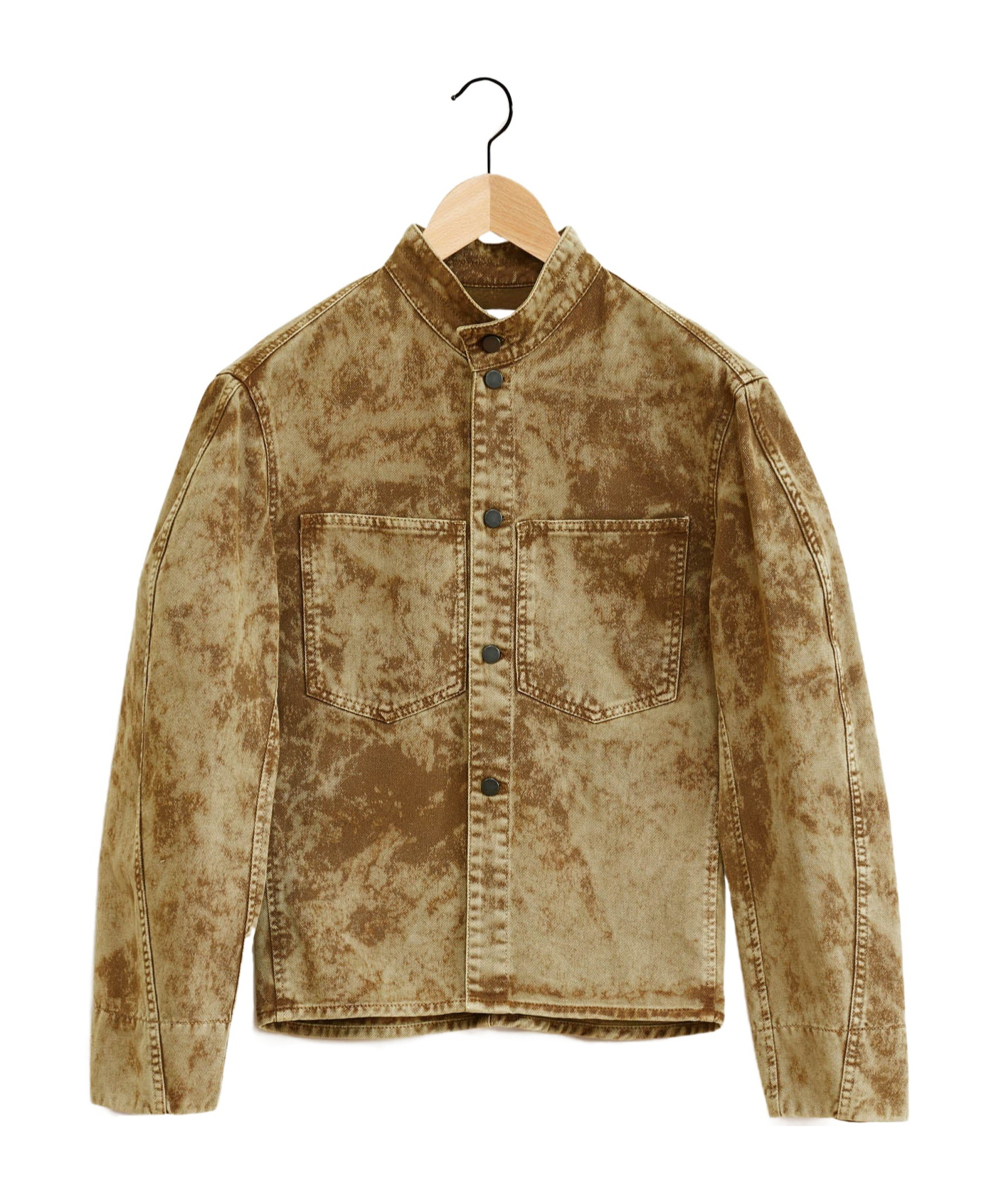 LEMAIRE DENIM COAT WITH CURVED SLEEVES