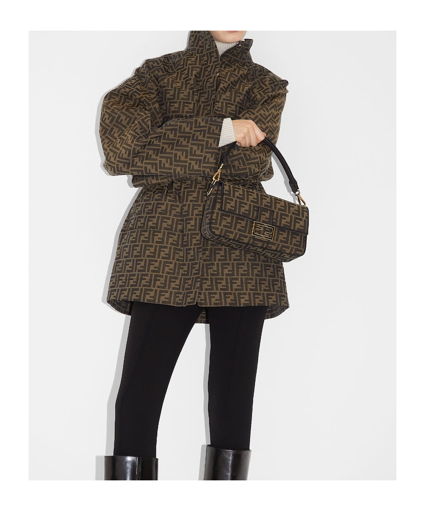 Fendi Long-sleeved Casual Jacket In Brown