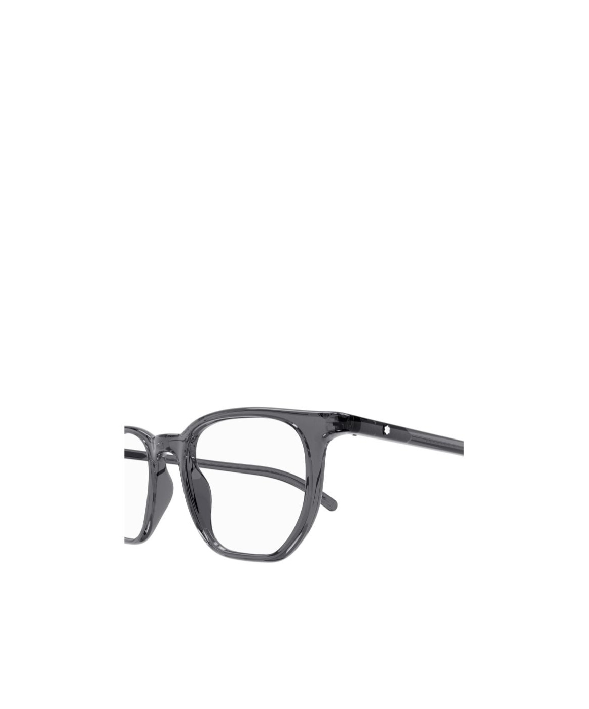 Montblanc Geometric-frame Glasses In Gray