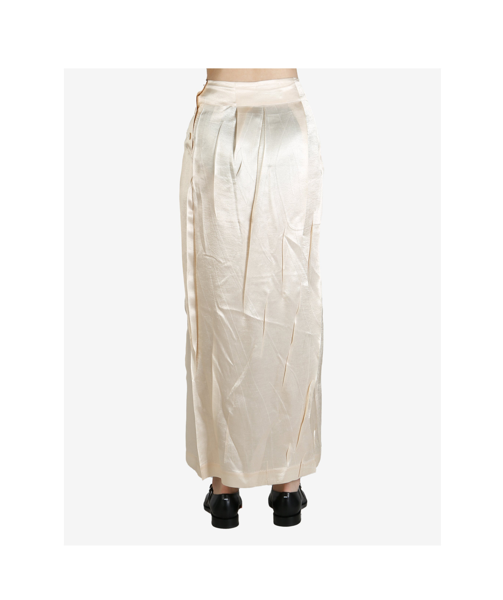 Shop Issey Miyake Floral Skirt In Nude