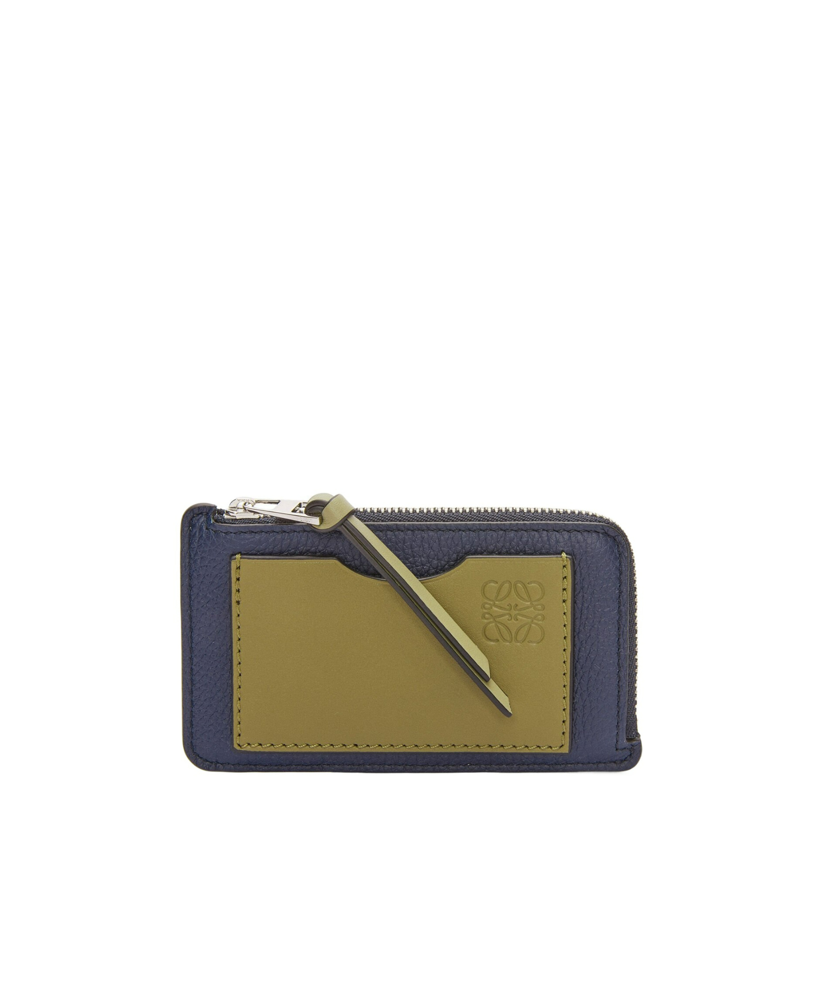 Loewe Logo Splicing Design Clip In Green