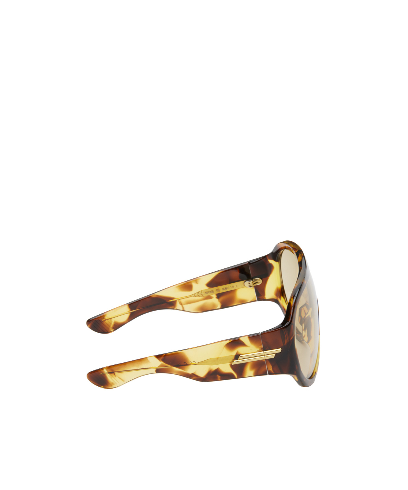 Bottega Veneta Logo Sunglasses In Nude