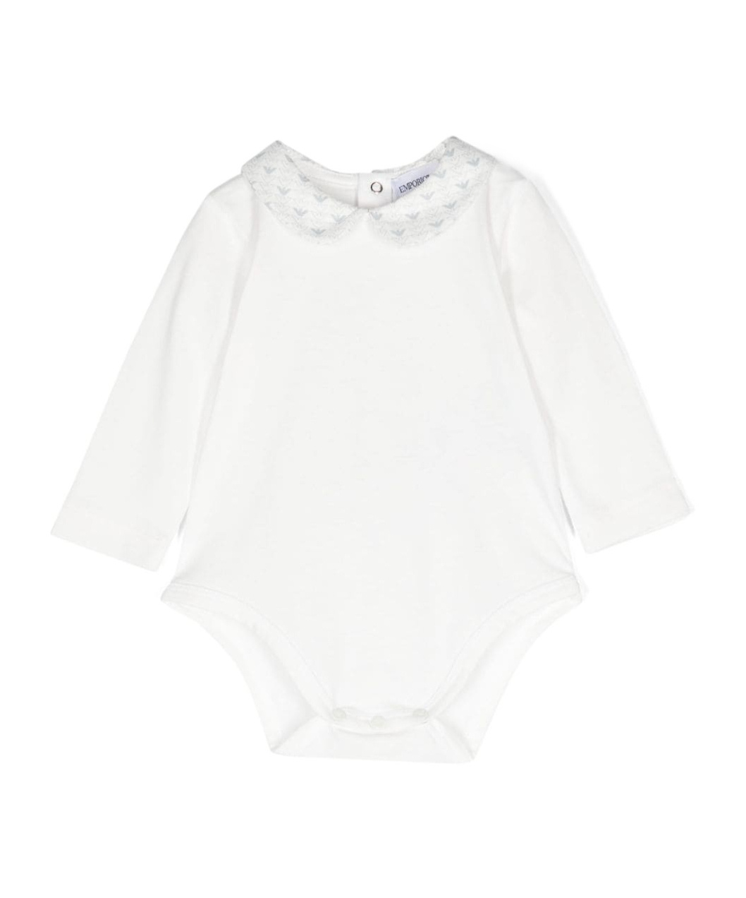 Emporio Armani Logo-print Babygrow Set In White