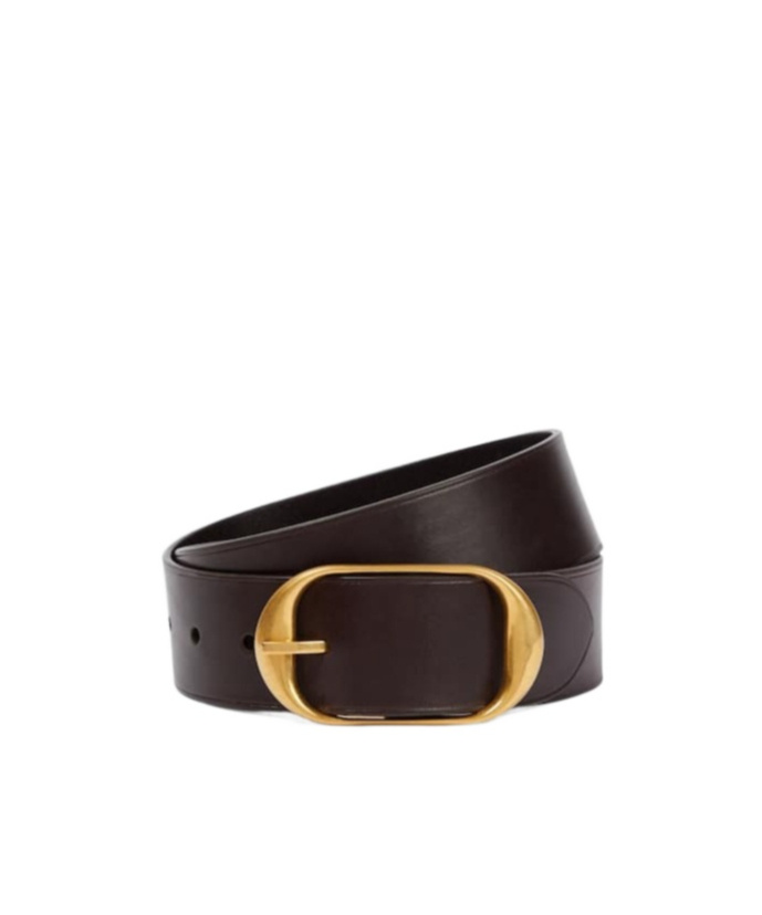 Nili Lotan Nili Leather Belt In Black