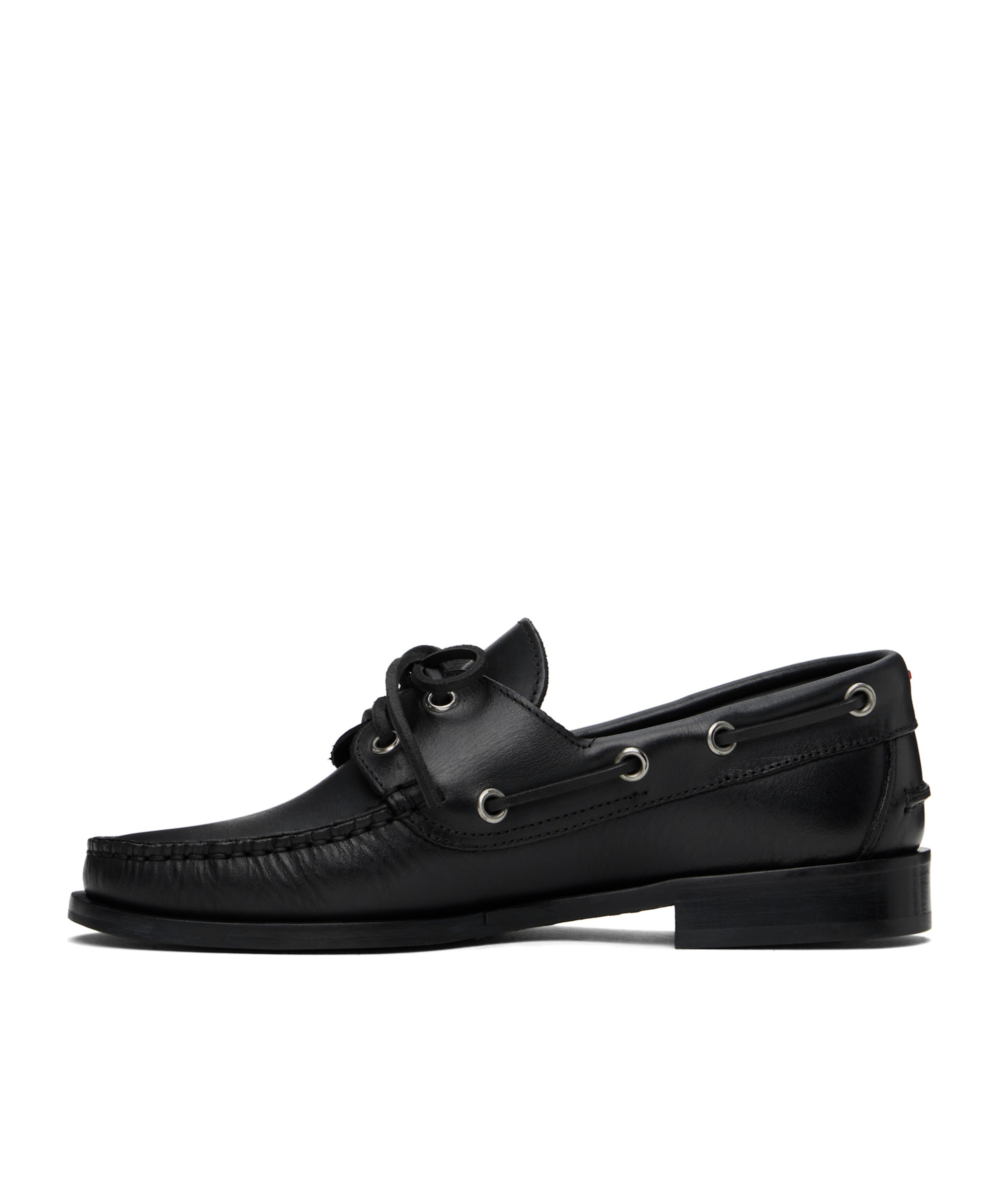 Aeyde Pleated Loafers In Black