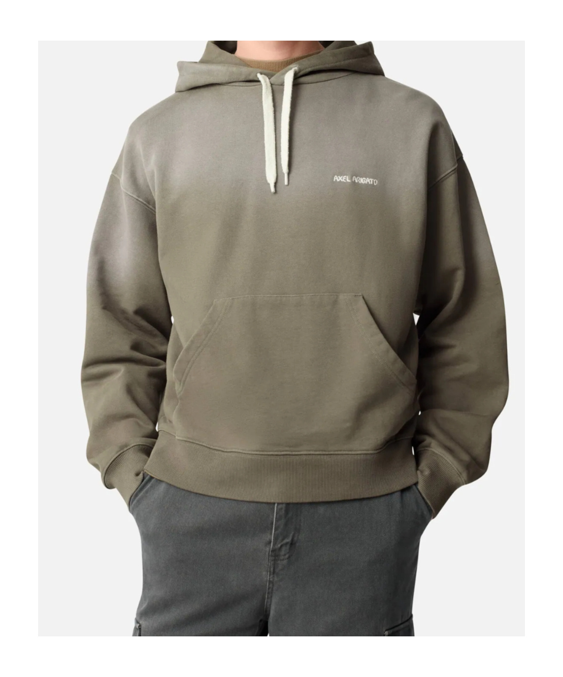 Axel Arigato Organic Cotton Hooded Sweatshirt In Multi