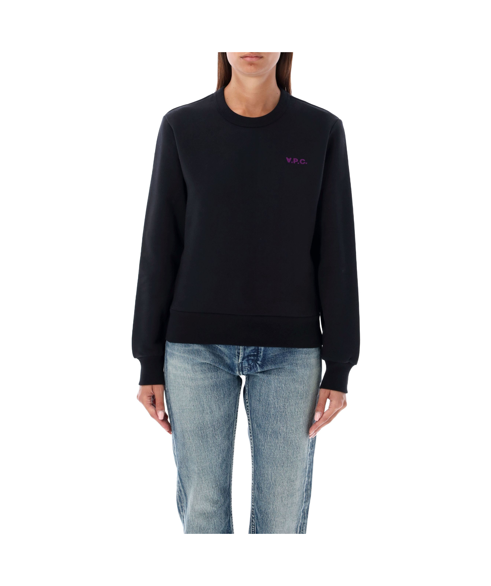 Apc A.p.c. Sweatshirt With Logo In Black