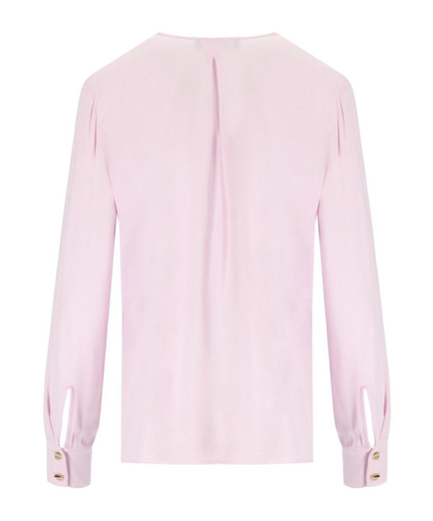 Elisabetta Franchi Long-sleeved Shirt In Pink
