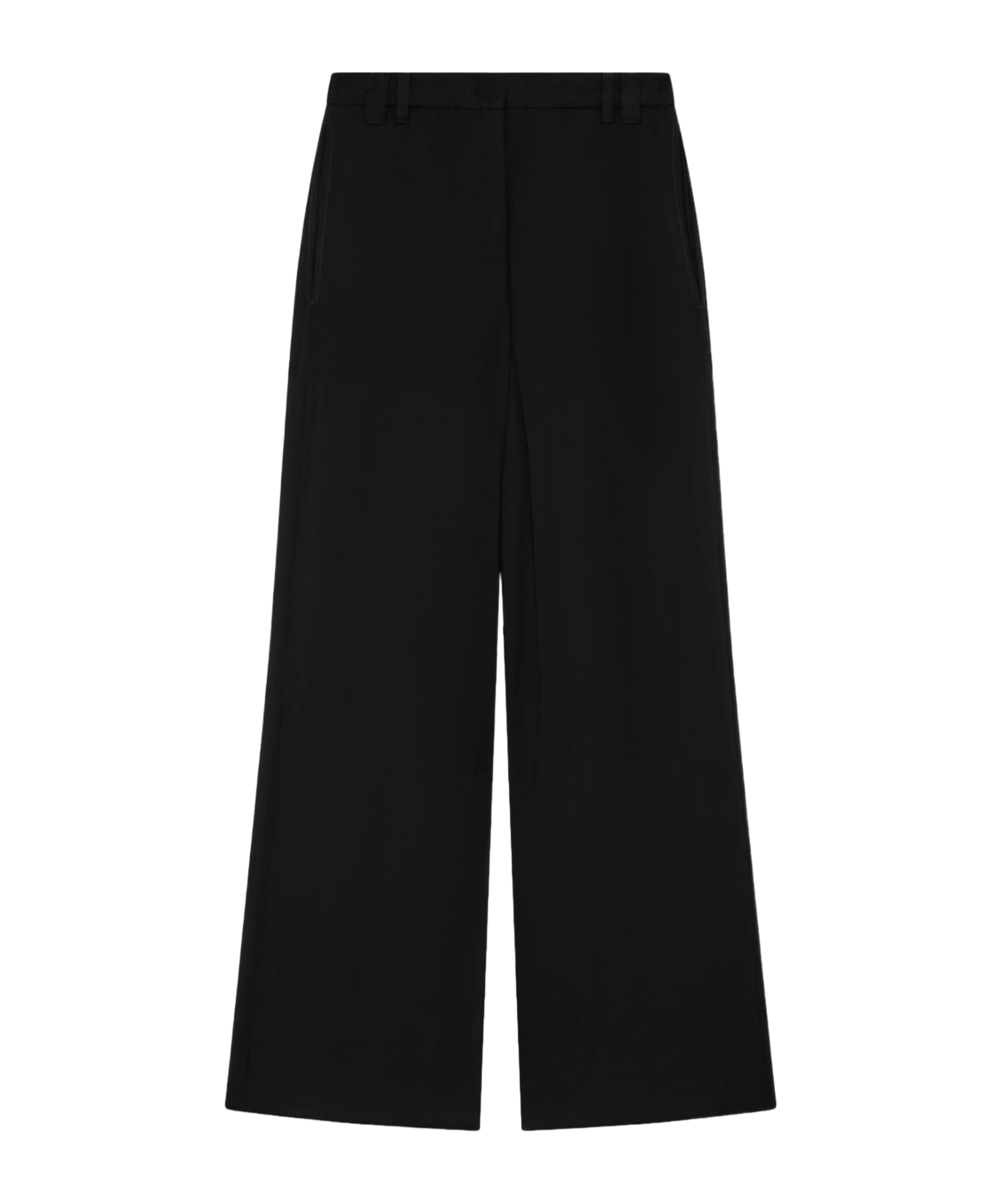 Marella Casual Pants With Belt Loops In Black