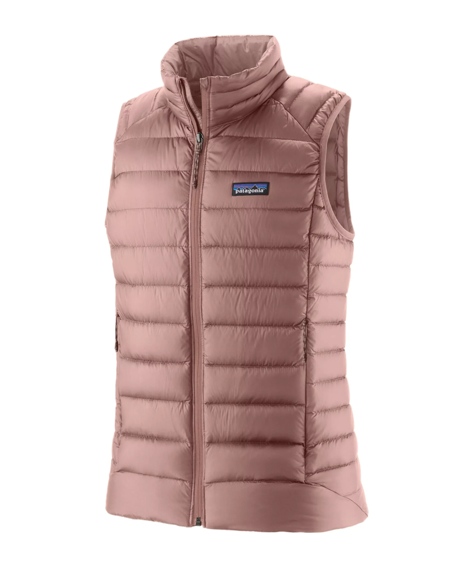 Patagonia Down Sweater Quilted Down Vest In Brown