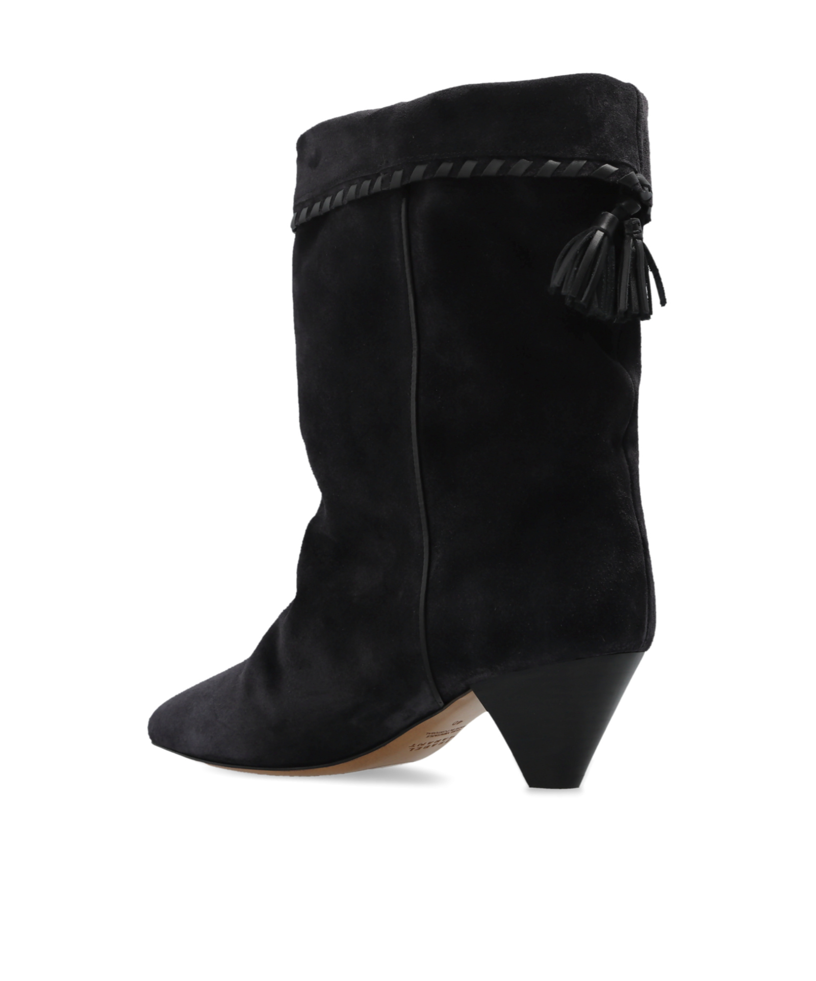 Isabel Marant Pointed Short Boots In Black