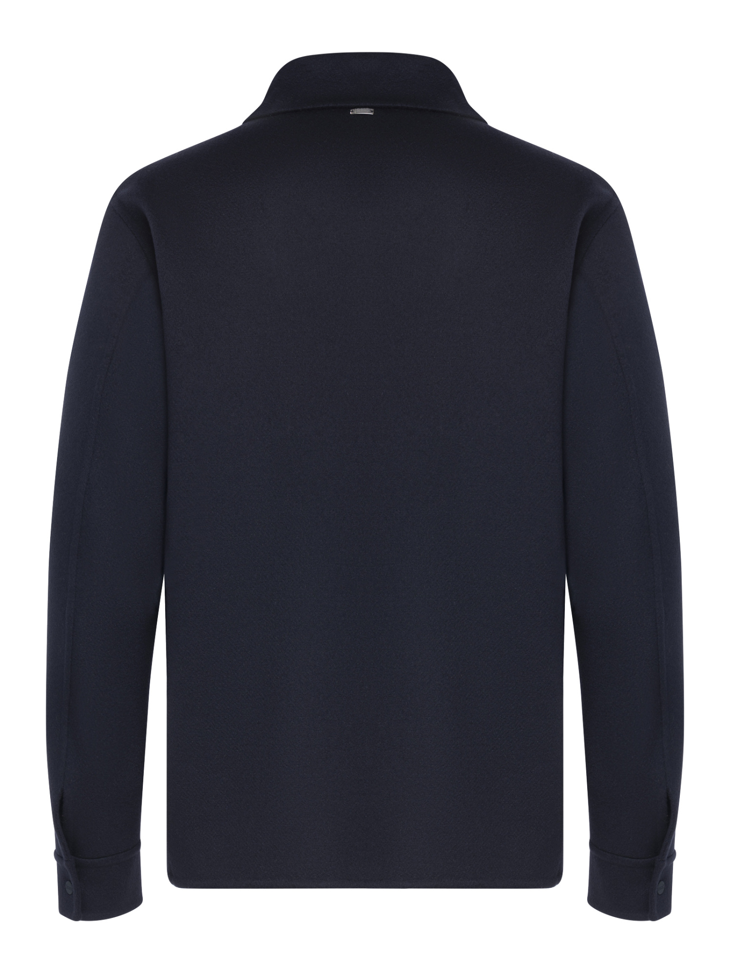 Herno Long-sleeved Short Coat In Blue