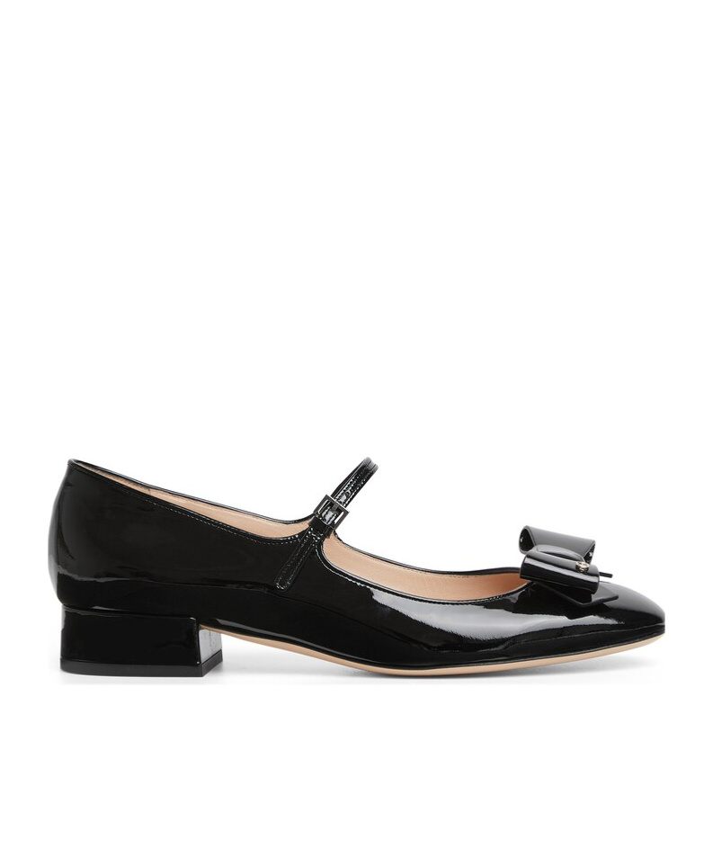 Gucci Women's Ballet Flat With Bow In Black