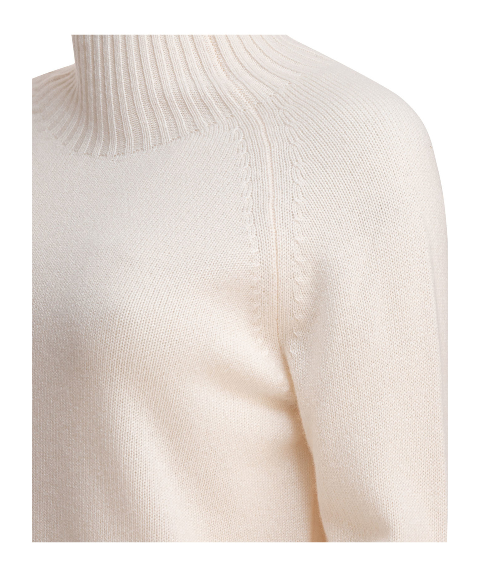 Kangra Cashmere Knit Sweater With Ribbed Turtleneck