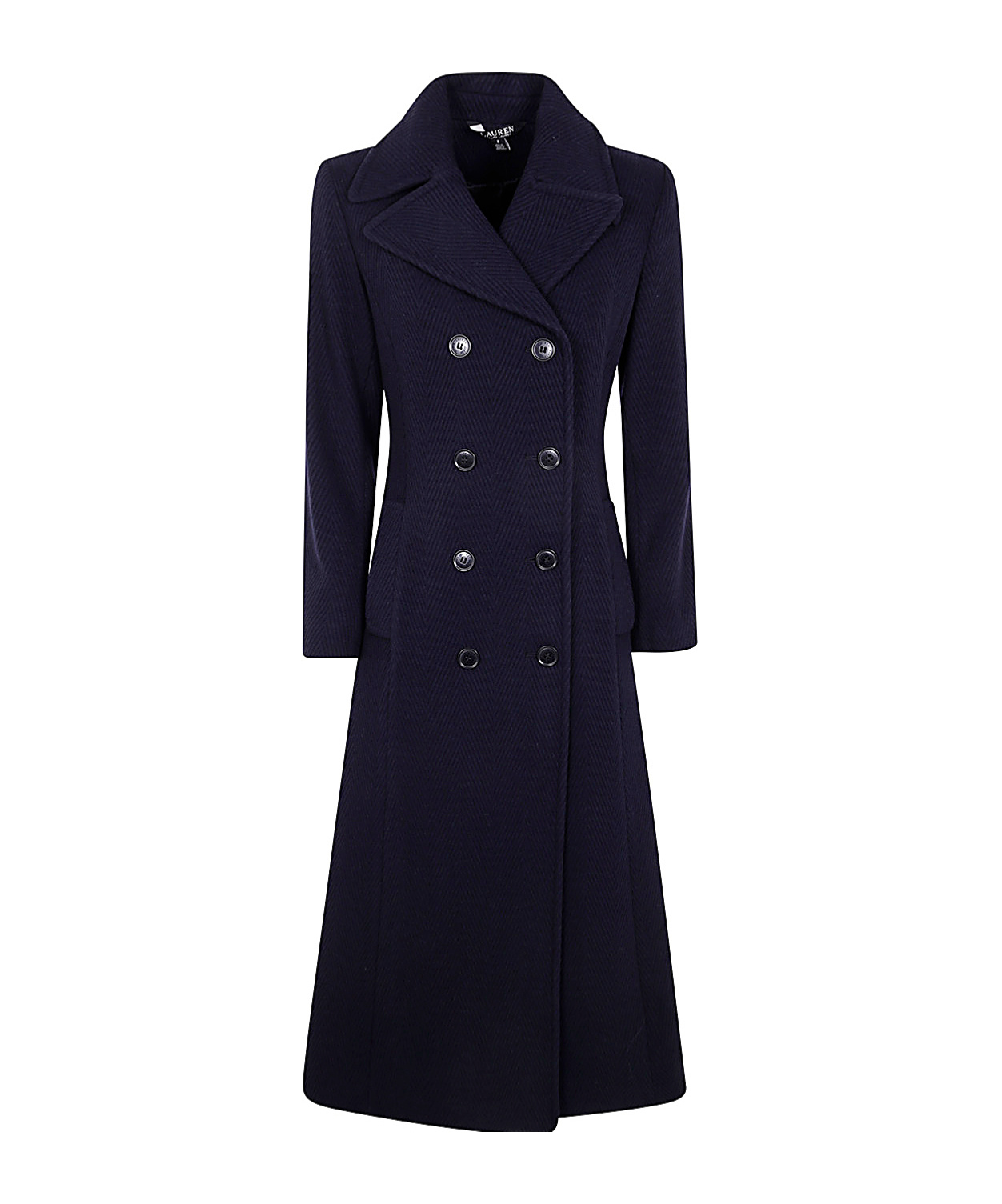 RALPH LAUREN WOOLEN DOUBLE-BREASTED COAT 