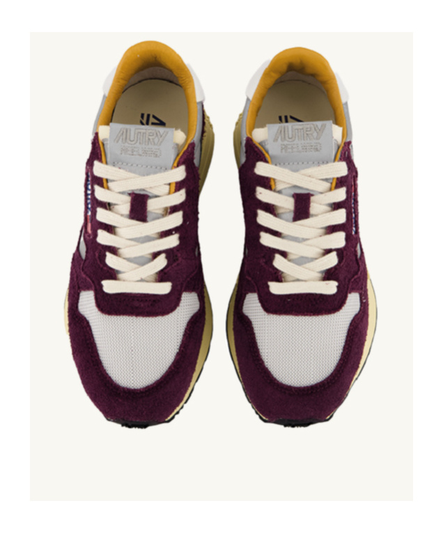 Shop Autry Laced Sneakers In Black