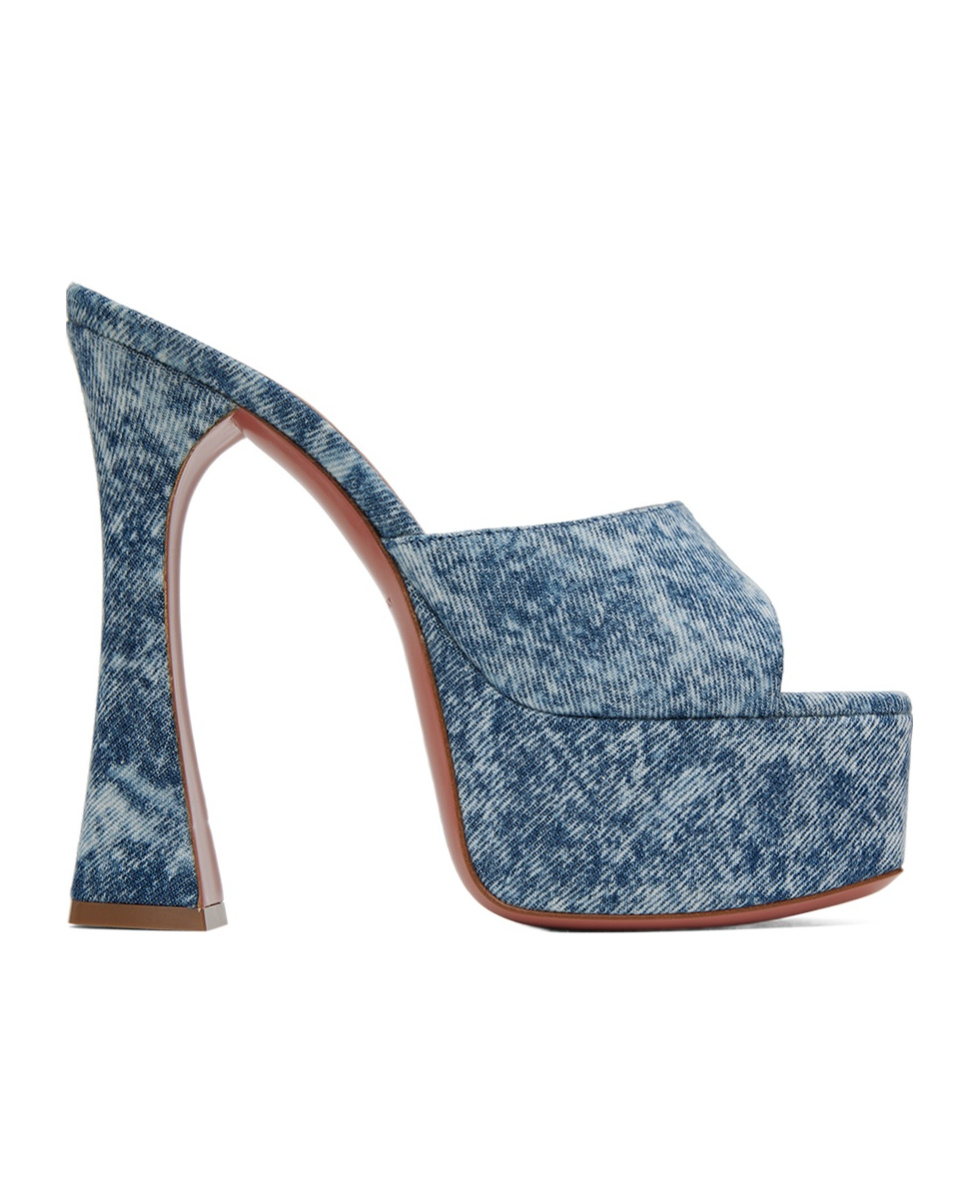 AMINA MUADDI DALIDA SQUARE-TOED HIGH-HEELED SANDALS 