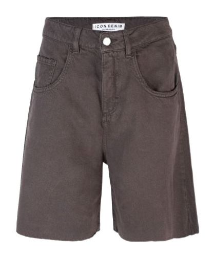 Icon Denim Denim Shorts With Belt Loops
