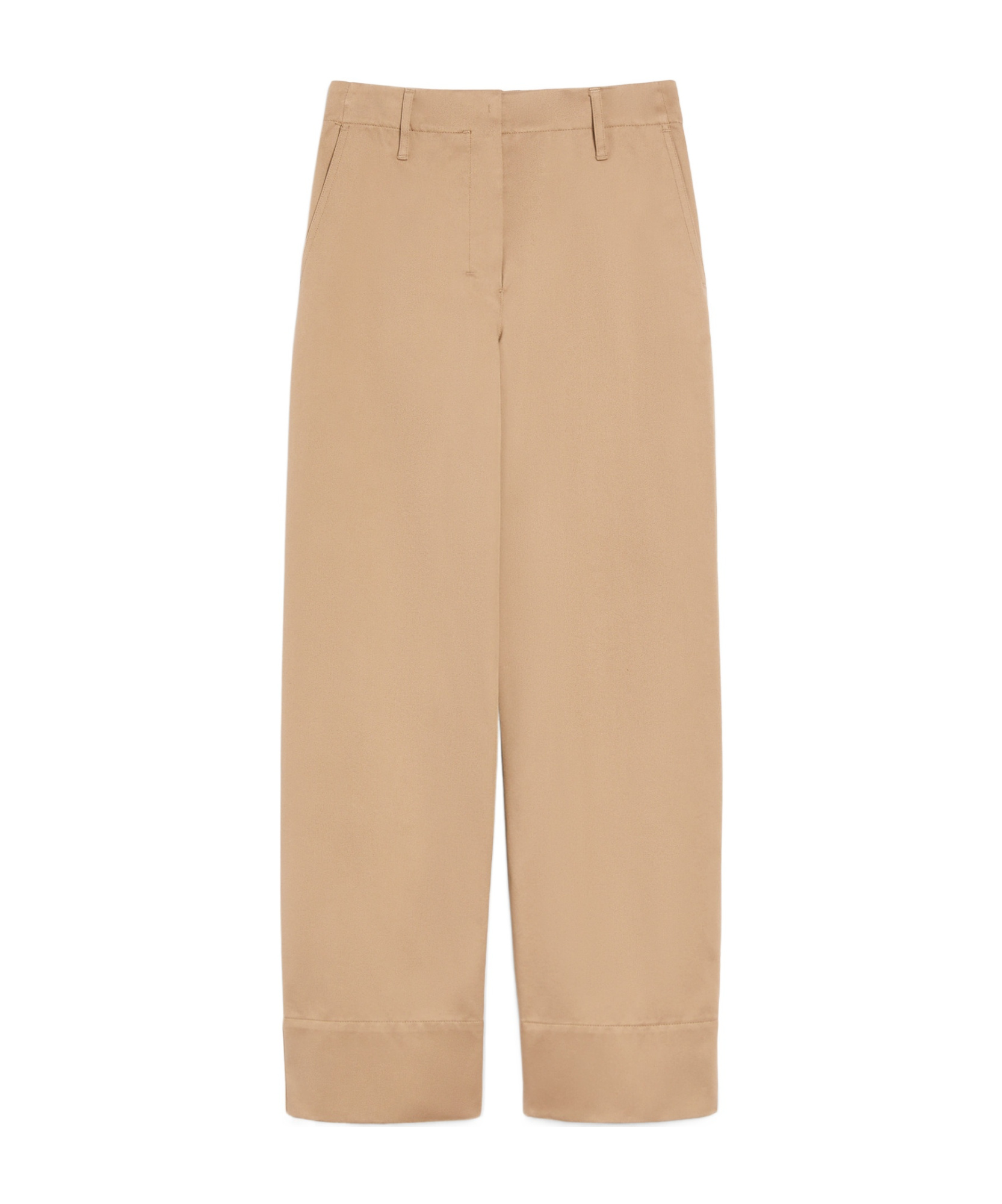 Max Mara Belt-loop Casual Pants In Nude