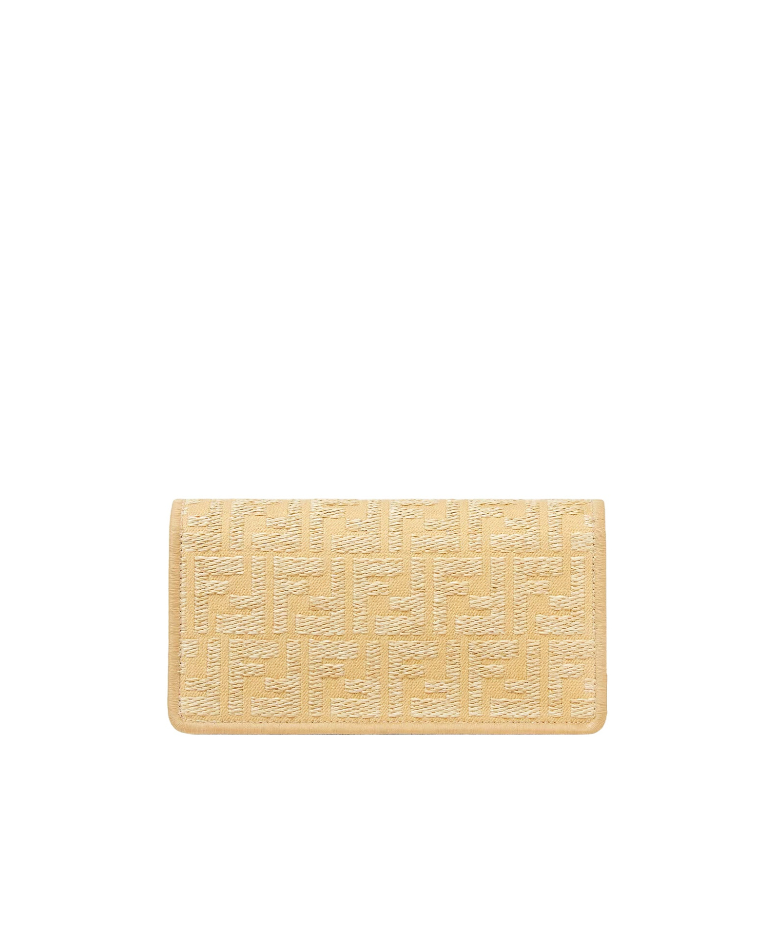 Fendi Wallet On Chain Baguette In Beige