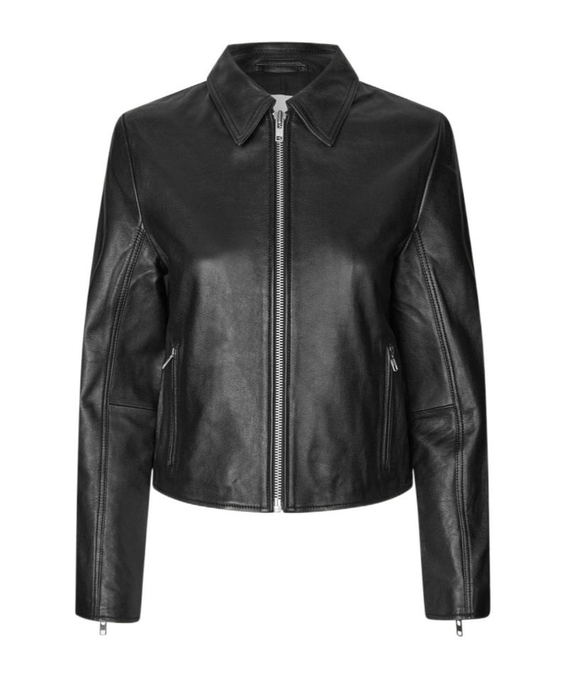 Samsoe & Samsoe Sashiloh Zip Jacket In Black