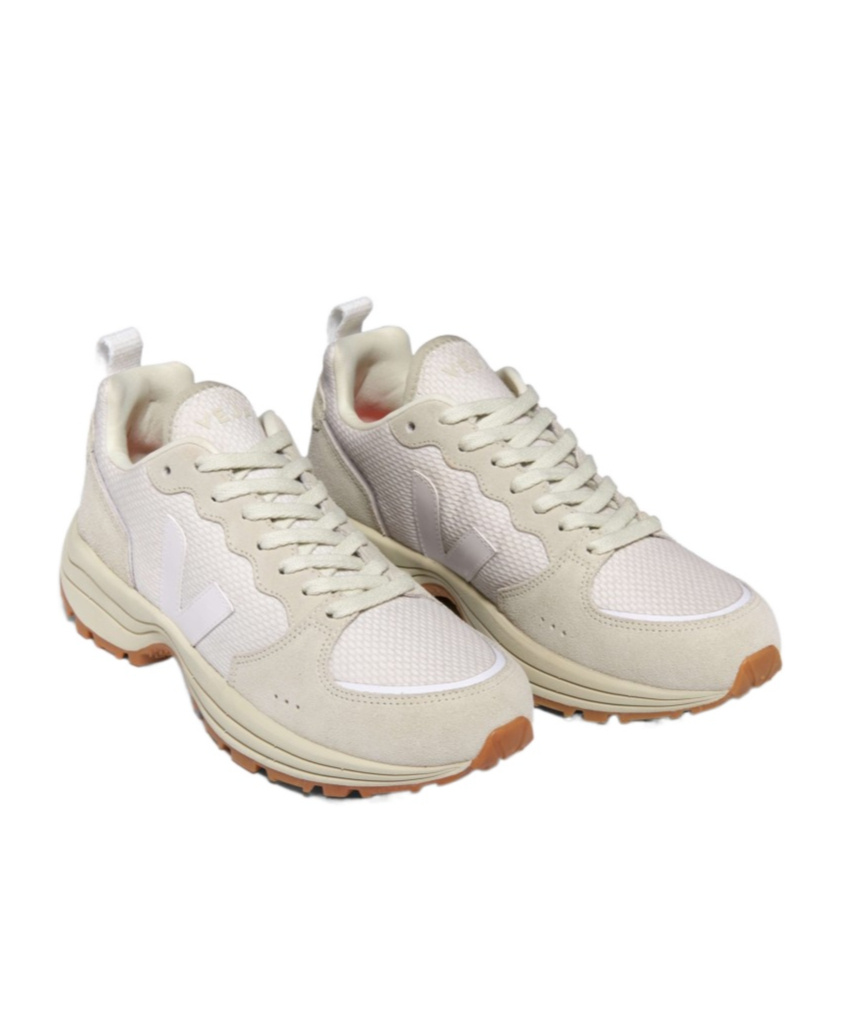 Veja Lace-up Low-cut Sneakers In White