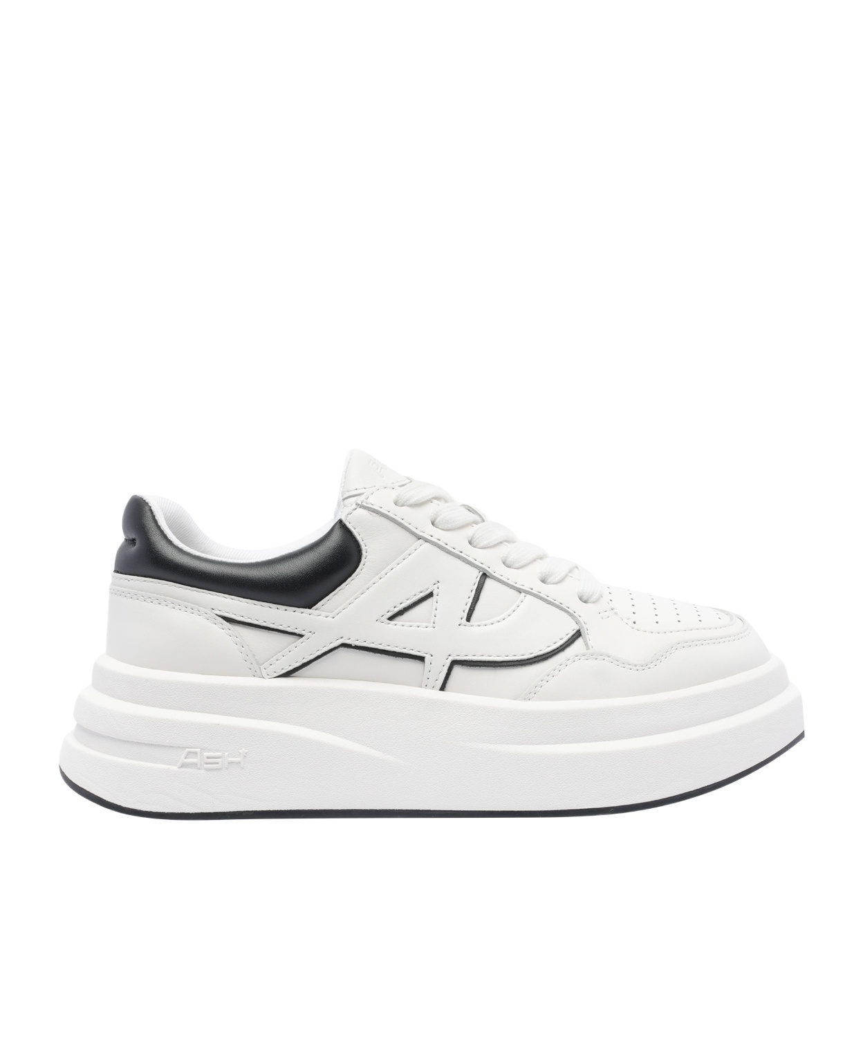 Ash Lace-up Low-cut Casual Shoes In White