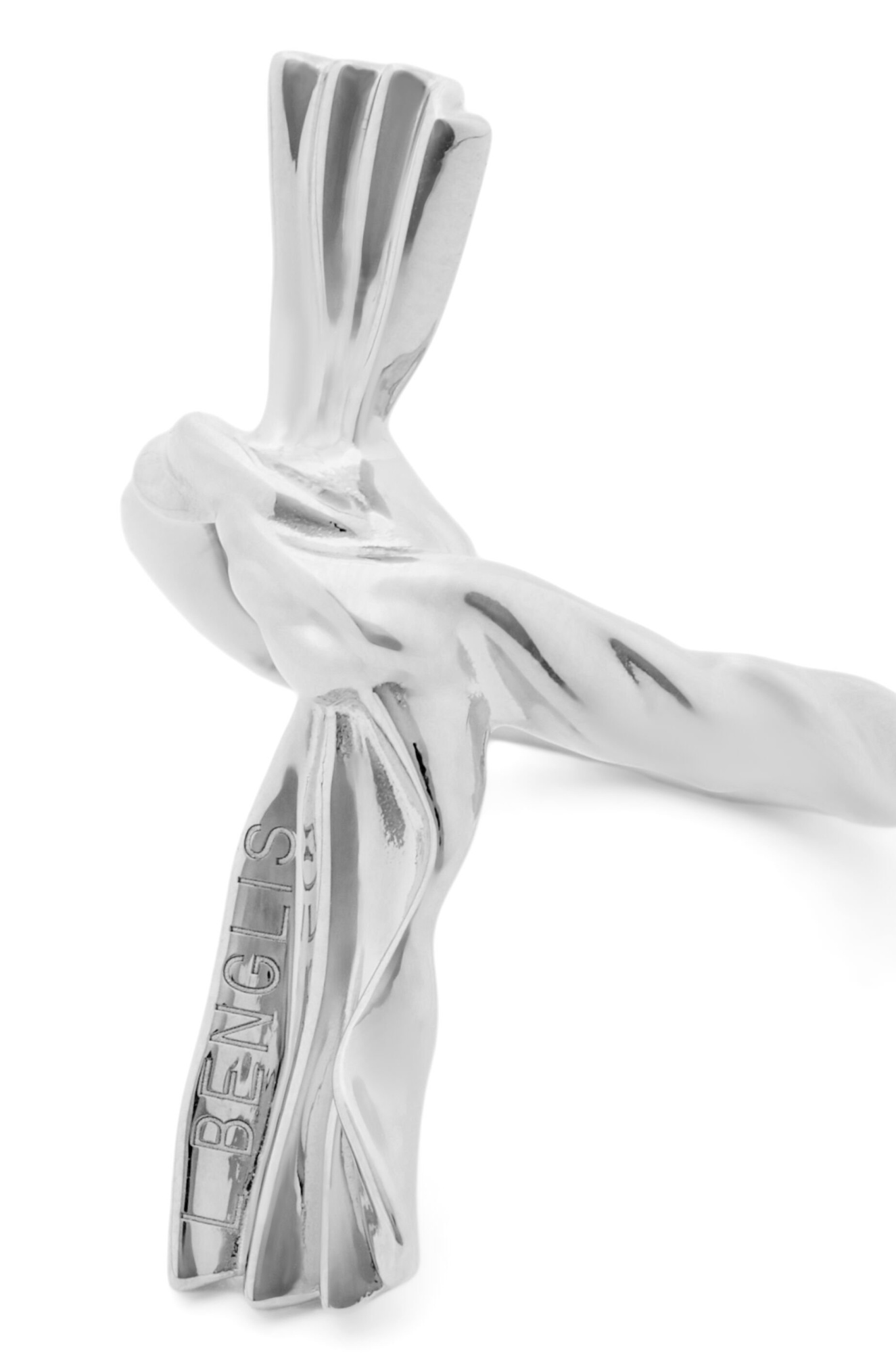 Loewe Knuckle Not Ring In White Gold In White